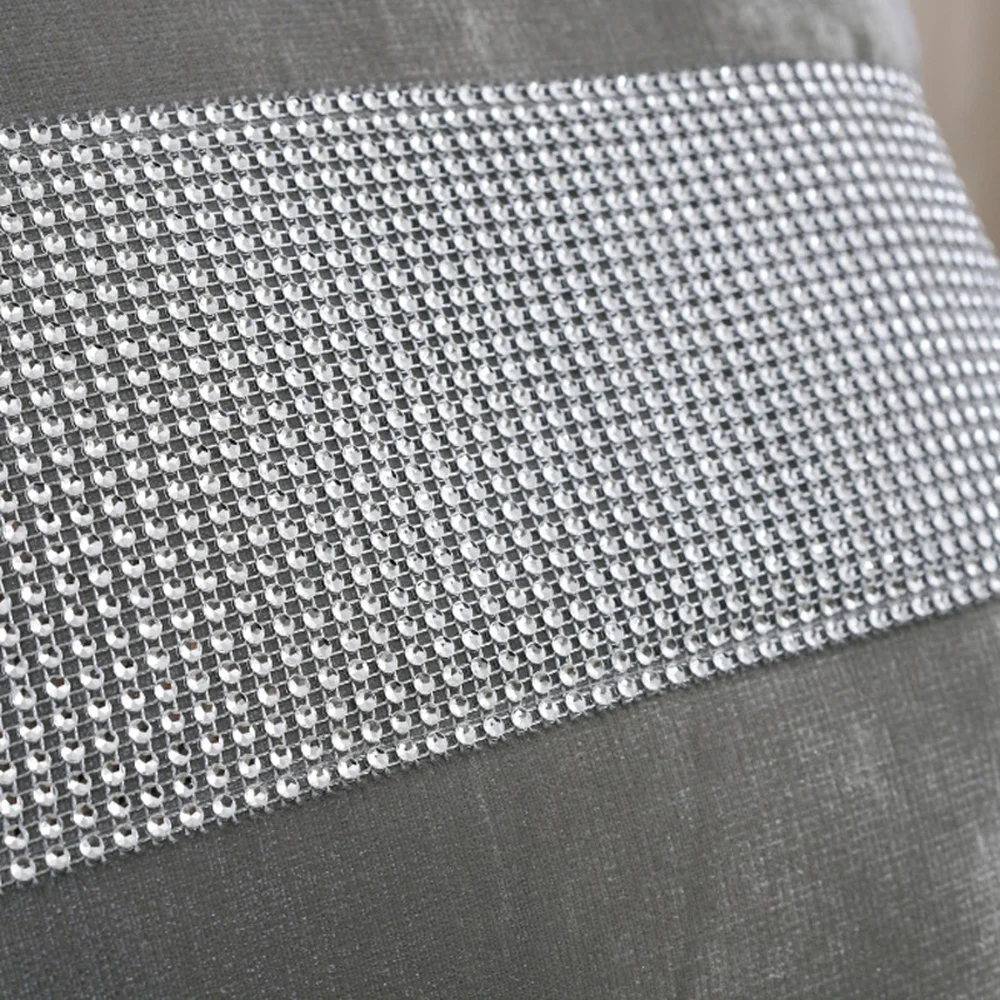 18 дюймов цвета: золотистый Серебристый Серый со стразами идеально сочетаются с