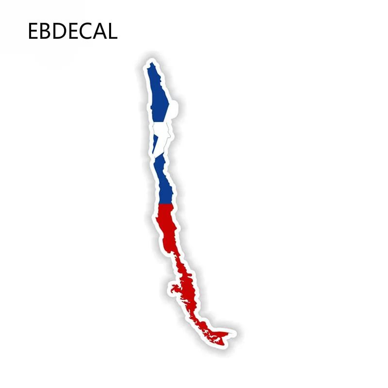 EBdecal личность Чили карта флаг наклейка для Авто/бампер/окно/настенные наклейки DIY