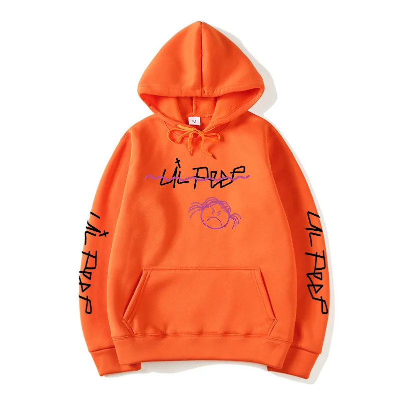 Толстовка Lil Peep с надписью Love мужские свитшоты пуловер капюшоном для мужчин и