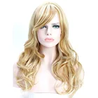 Длинные волнистые волосы SHANGKE 24 дюйма, термостойкие синтетические парики для белых женщин, натуральный женский парик