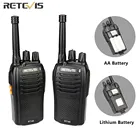 Портативная рация RETEVIS RT46, PMR-радио, PMR446FRS, портативная двухсторонняя радиостанция VOX с зарядкой через Micro-USB, литий-ионный аккумулятор (или AA)