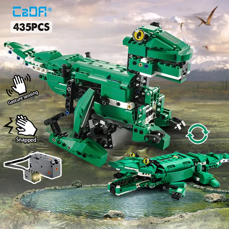 

435 шт., Детский конструктор «крокодил»