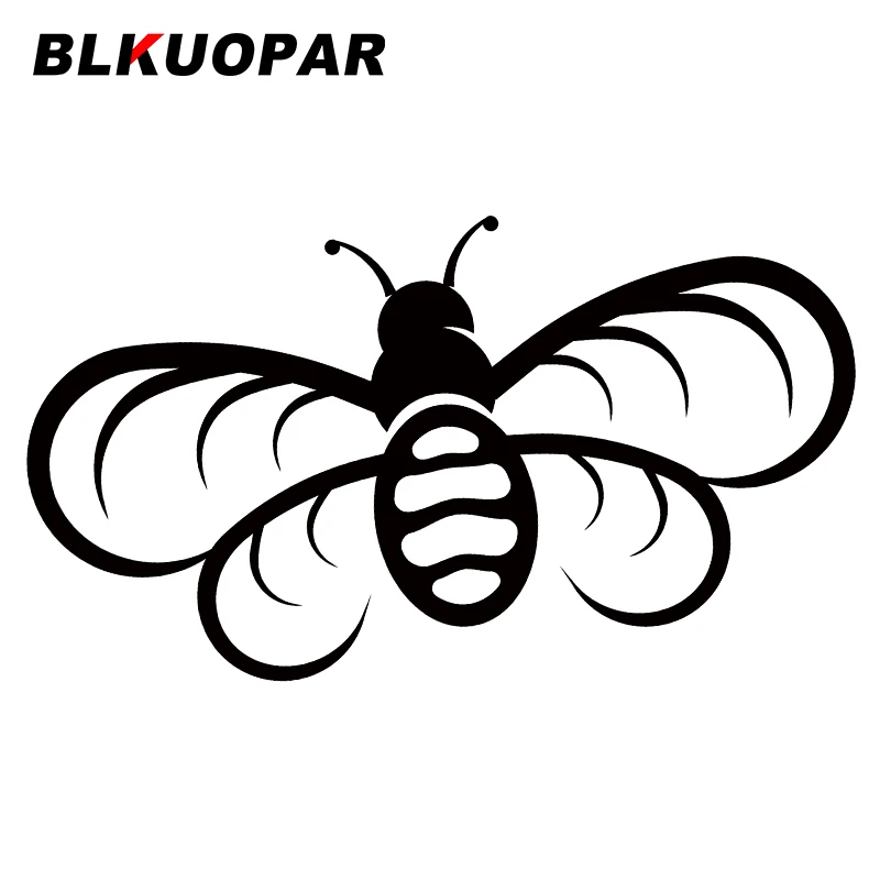 

BLKUOPAR для силуэта пчелы Автомобильная наклейка окклюзия царапина Графика Наклейка Водонепроницаемый Мотоцикл ноутбук