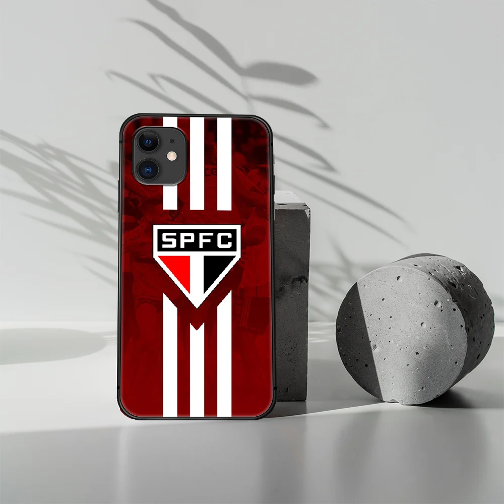 

Sao Paulo Futebol Clube Phone Case Cover Hull For iphone 5 5s se 2020 6 6s 7 8 12 mini plus X XS XR 11 PRO MAX black Back Pretty