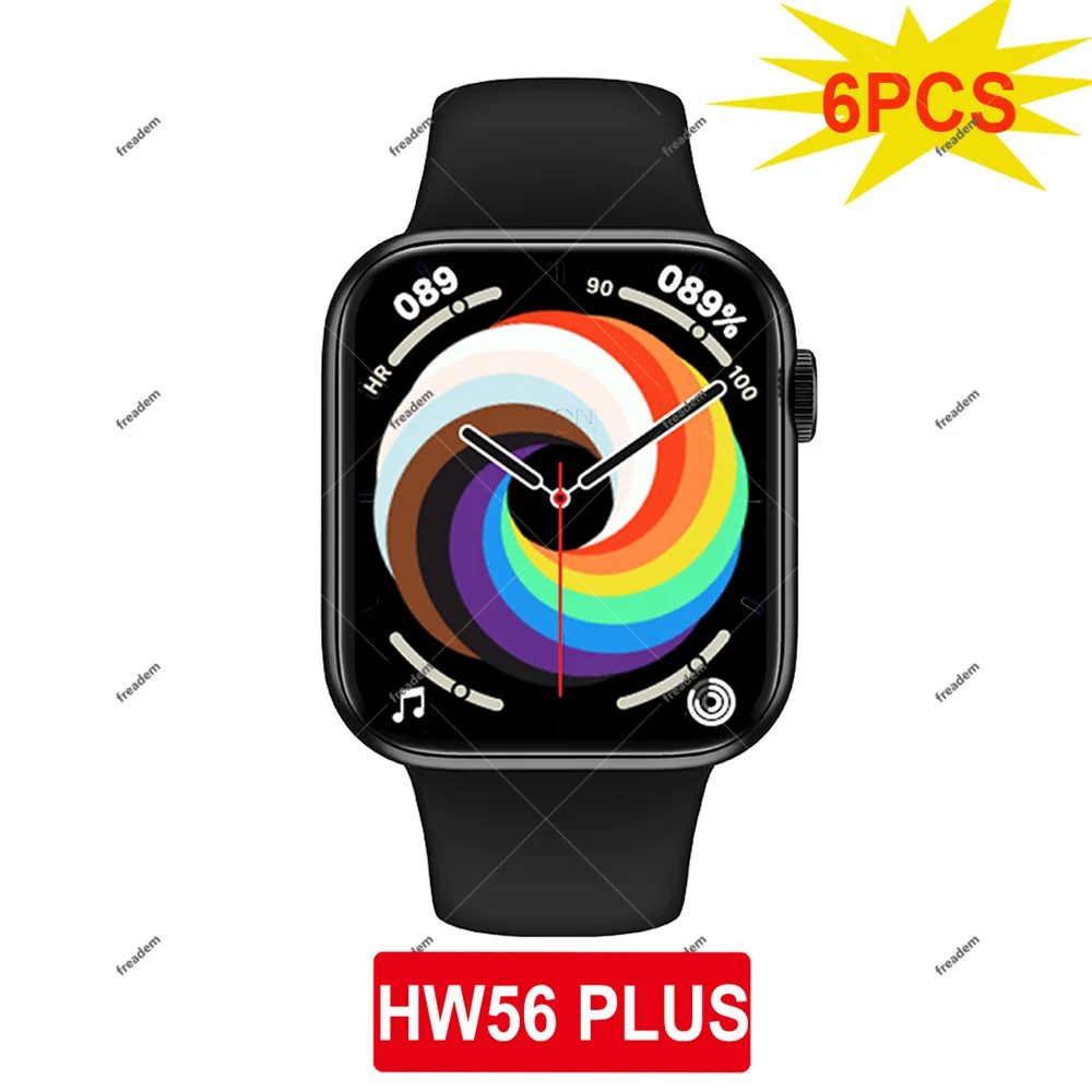 

6 шт., Смарт-часы IWO HW56 Plus