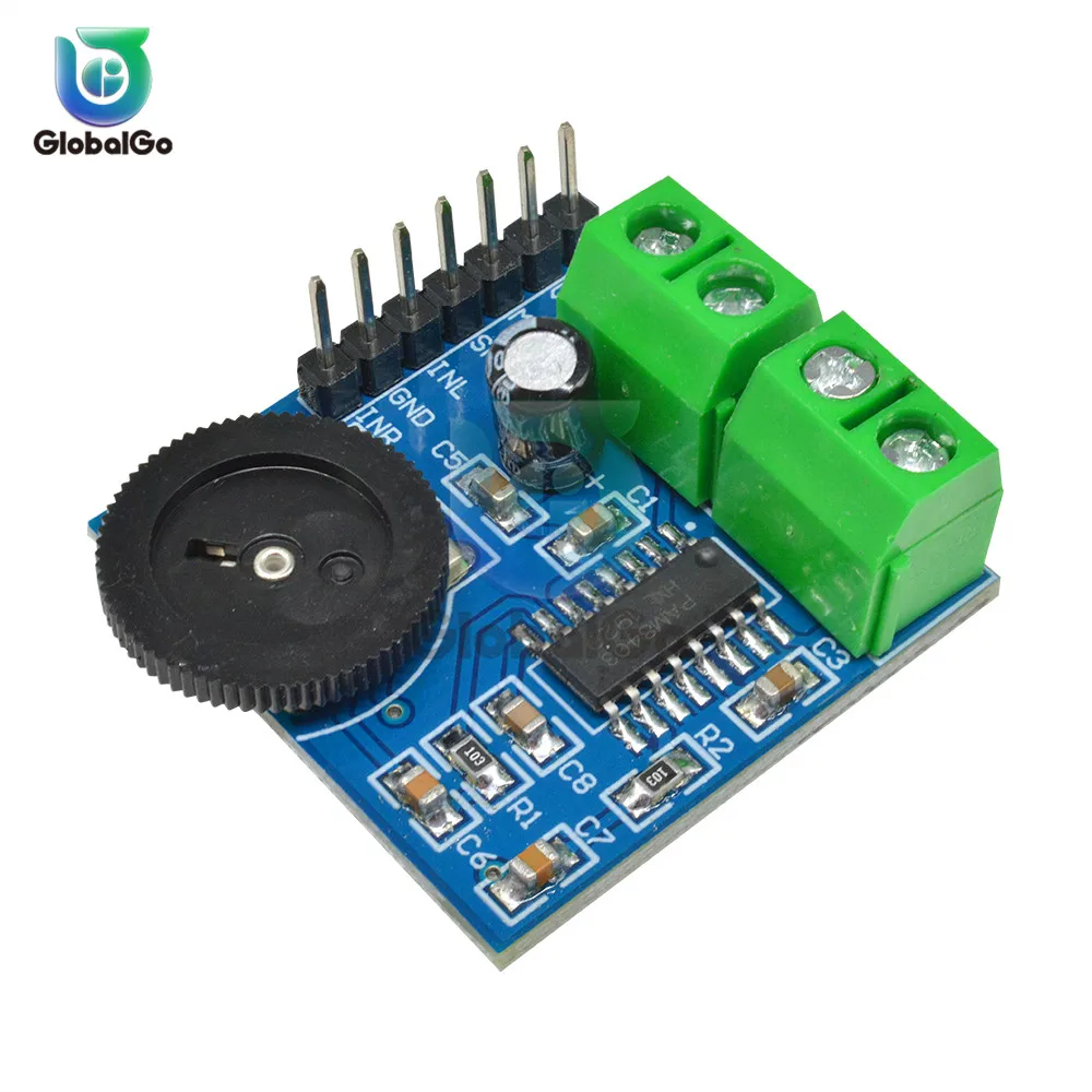 

Плата аудиоусилителя PAM8403 5 В, 2 канала, 3 Вт * 2, стерео аудио усилитель, регулятор громкости, модуль питания USB