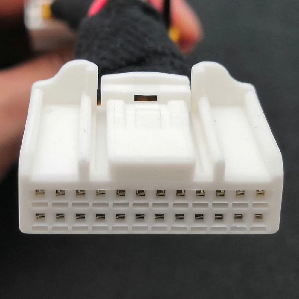 24Pin оригинальный видео вход переключатель обратная камера RCA адаптер кабель для