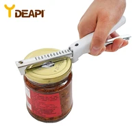 ydeapi adjustable stainless steel can opener professional manual jar bottle opener multifunction kitchen accessories gadgets
