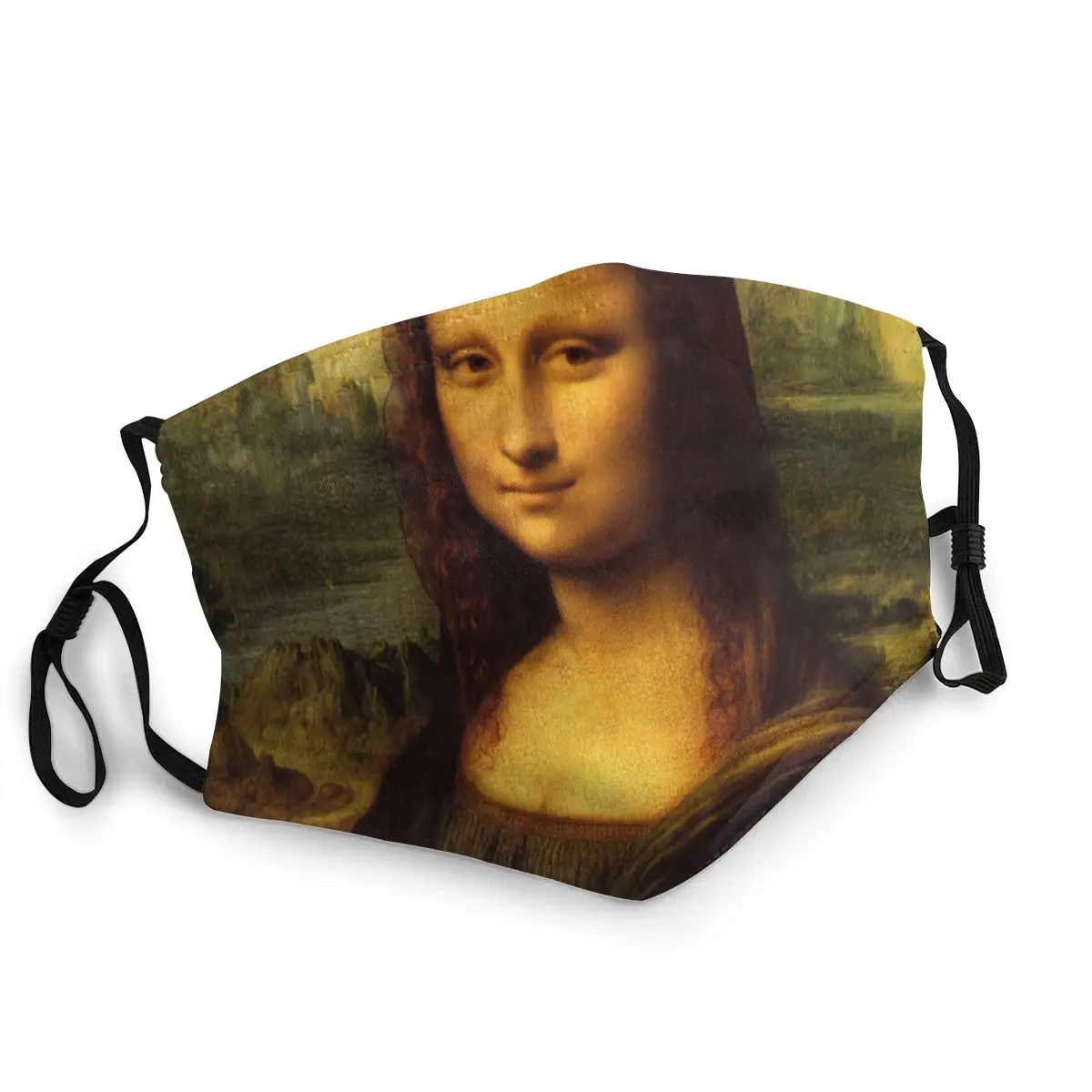 

Одноразовая маска для лица Mona Lisa Leonardo Da Vinci, пылезащитный чехол от ветра и пыли для взрослых