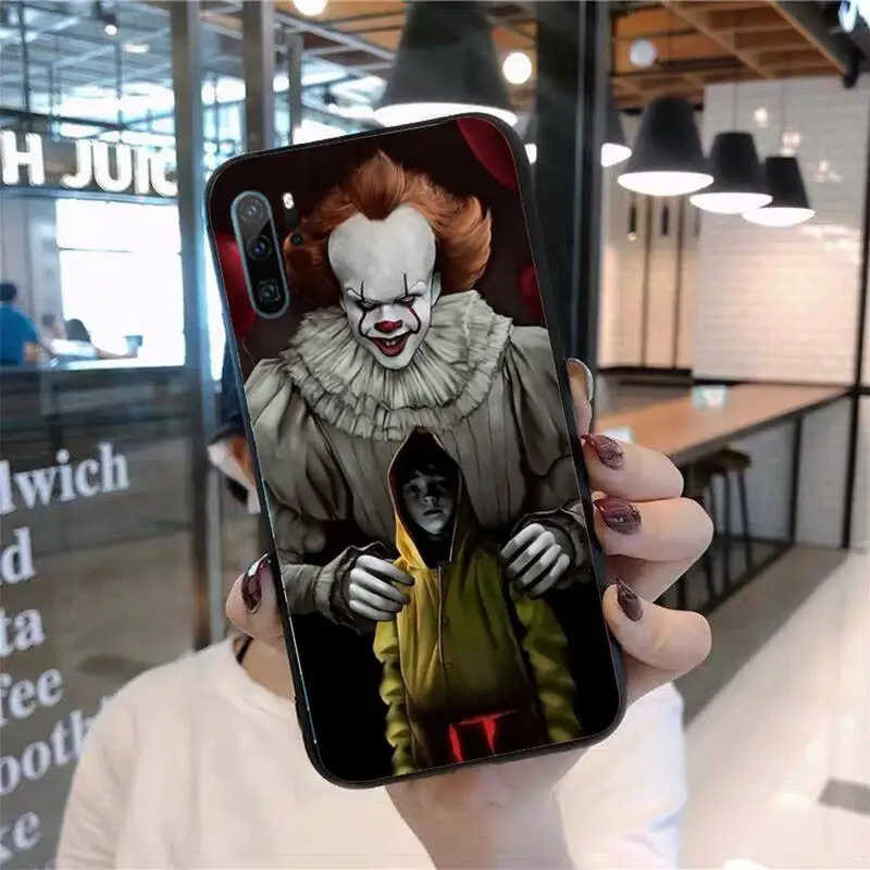 

Hot Pennywise Clown Float It Horror Cartoon Comic Phone Case For Huawei P20 P30 P40 lite Pro P Smart 2019
