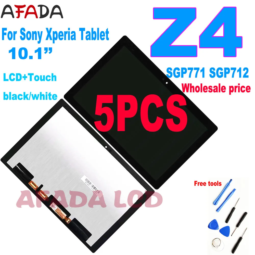ЖК дисплей 10 1 дюйма для Sony Xperia Tablet Z4 SGP712 SGP771 с сенсорным экраном и дигитайзером в