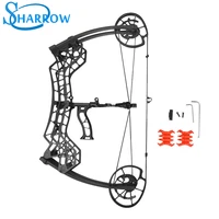 junxing m109f archery compound bow 30 60lbs catapult dual use steel ball arrows hunting fishing bow shooting accessories