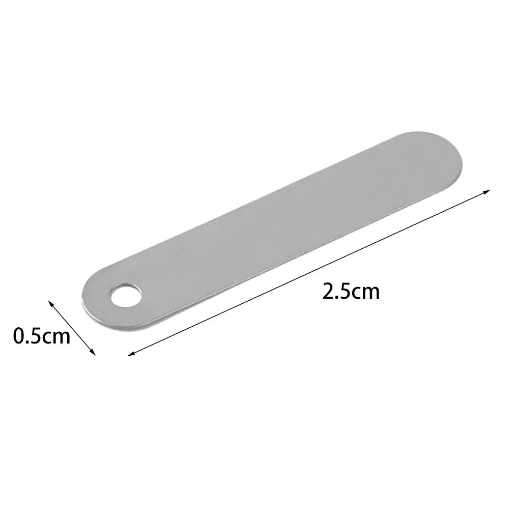 

100pcs/set Professional Conductive Sheet 2.5 x 0.5CM Solder Tab Suitable For 18650 Rechargeable Battery Cells Silver