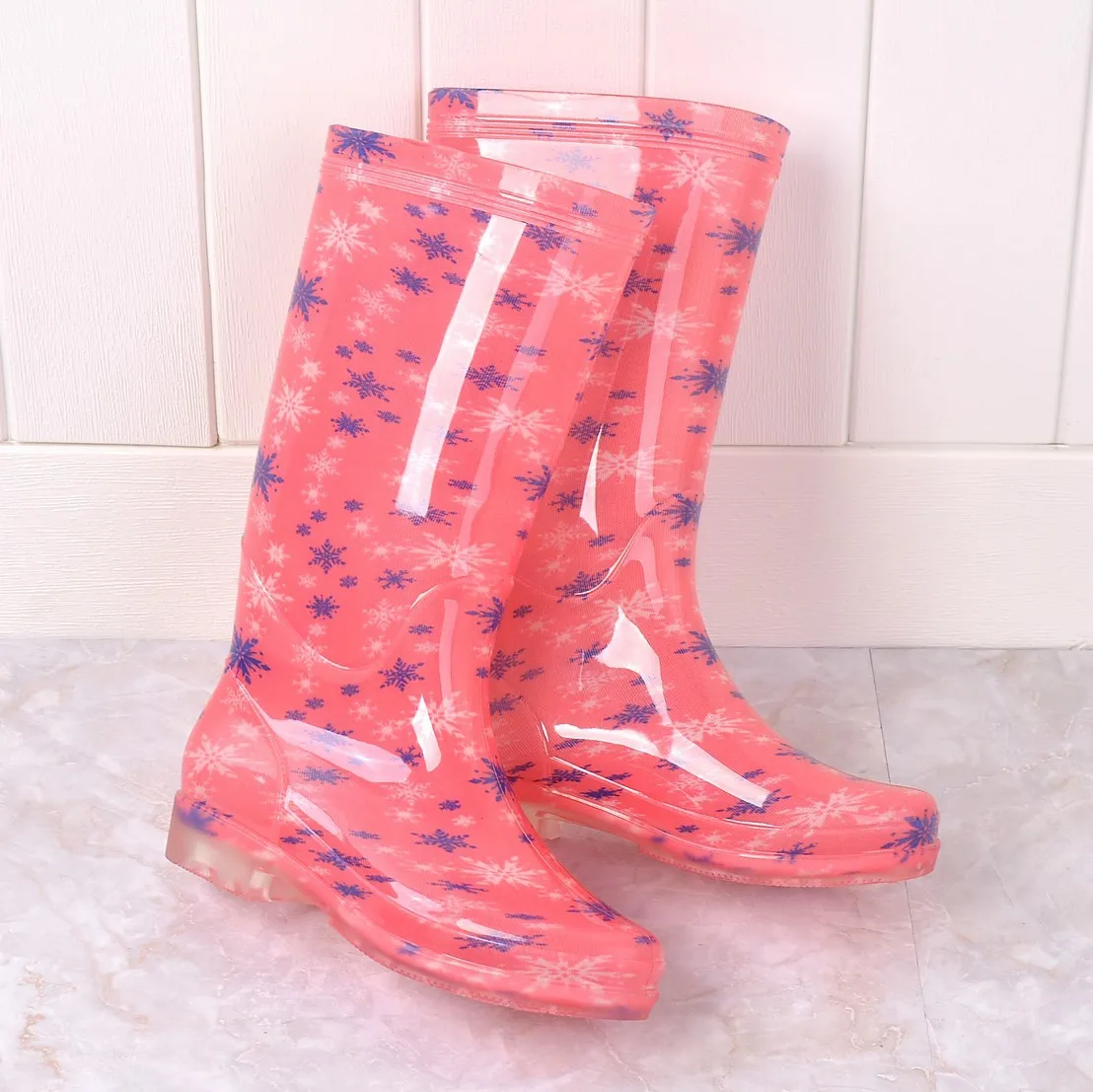 Популярные женские блестящие Нескользящие износостойкие водонепроницаемые