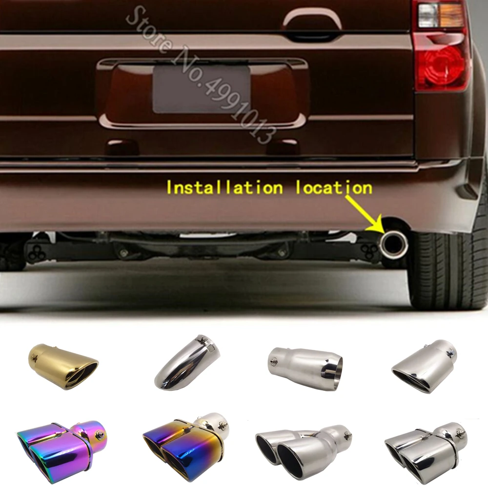 For Honda Element Car Stickers Cover Muffler Exterior Back End Pipe Dedicate Exhaust Tip Tail Outlet Ornament 1pcs | Автомобили и
