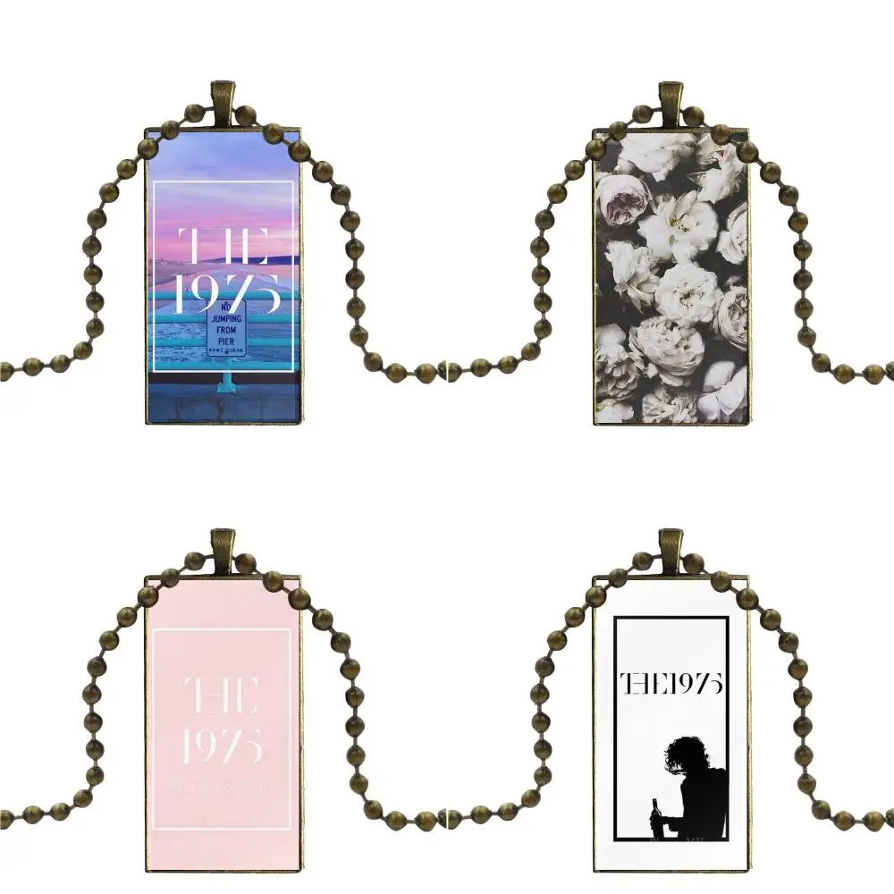 Браслет музыка 1975 песни логотип для женщин Свадьба бронзовый цвет стекло кабошон