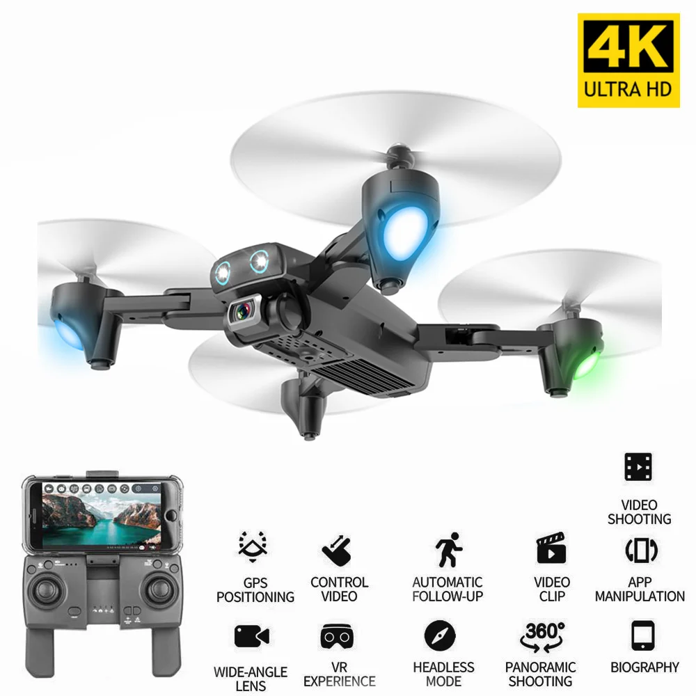 CSJ S167 gps 5G wifi FPV Радиоуправляемый Дрон с камерой 4K Дрон с gps точка полета жеста фотографии видео авто возврат дома RC Квадрокоптер