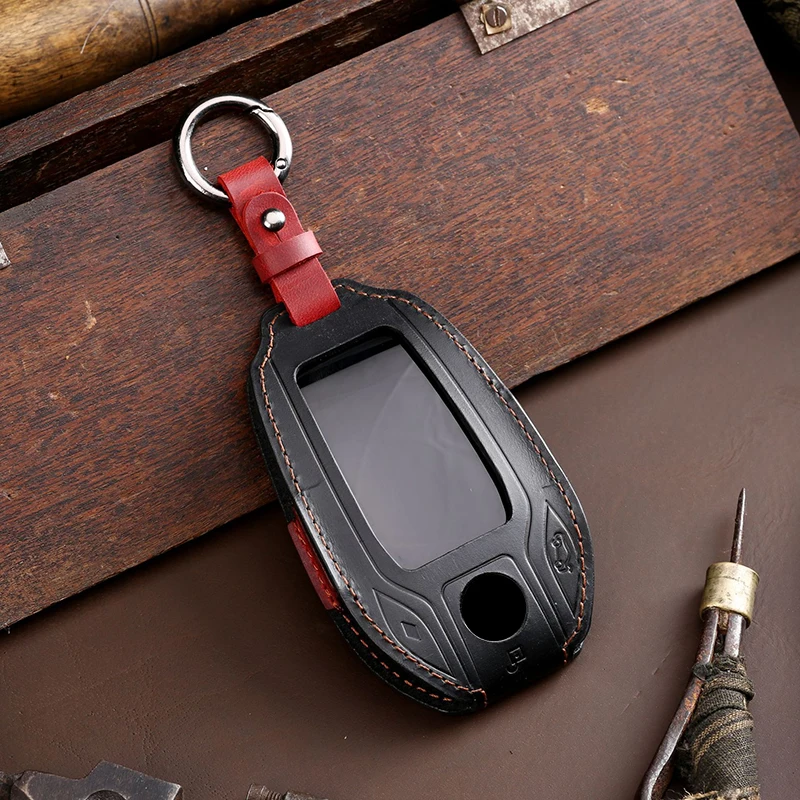 

Leather Car Smart Key Case Cover for BMW 5 7 Series G11 G12 G30 G31 G32 I8 I12 I15 G01 X3 G02 X4 G05 X5 G07 X7 Protection Shell