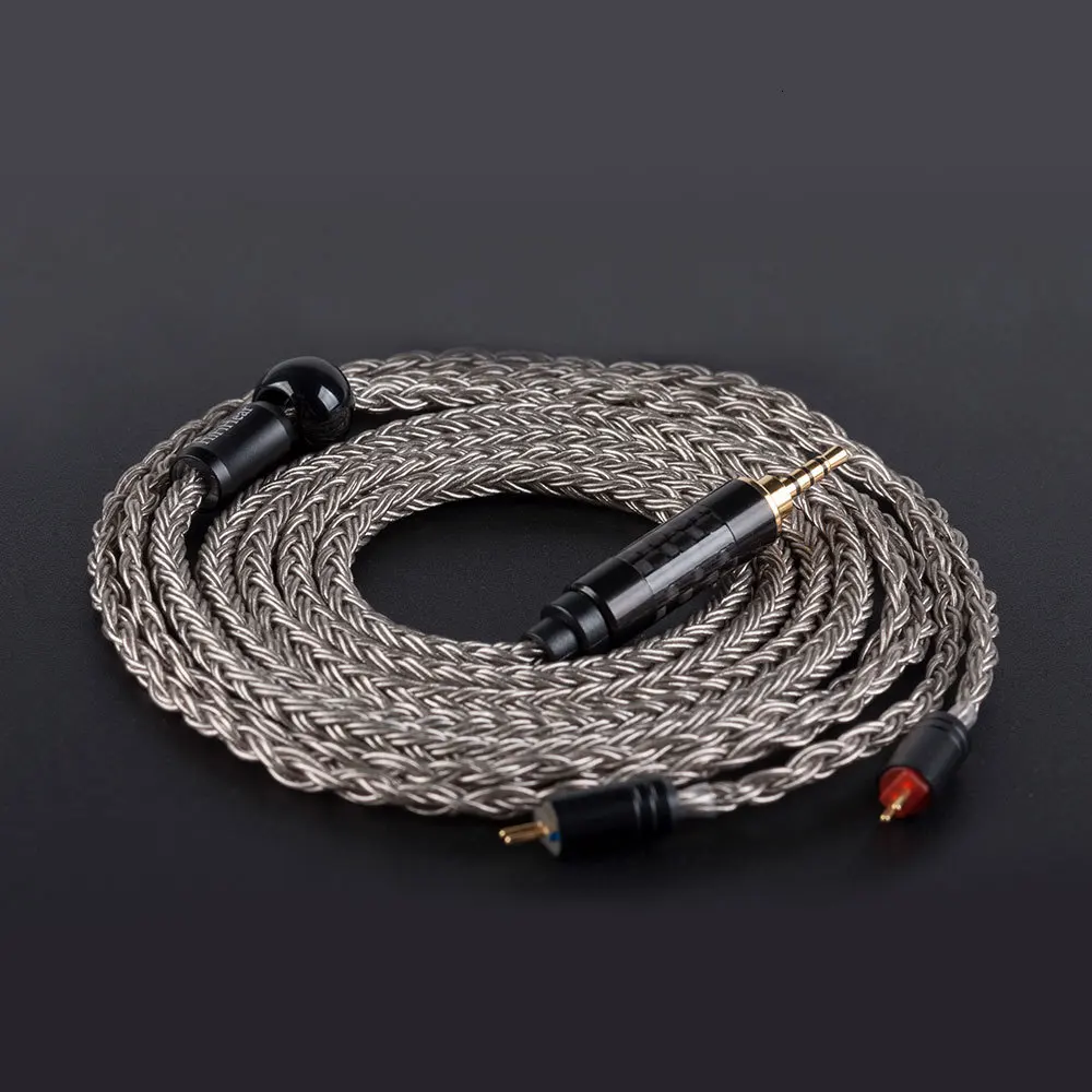 AK Hifihear 16 Core посеребренный кабель 2,5/3,5/4,4 мм Баланс зарядный кабель с MMCX/2pin разъем для TRNX6 ZSX ZS10 PRO AS10 C12/C10