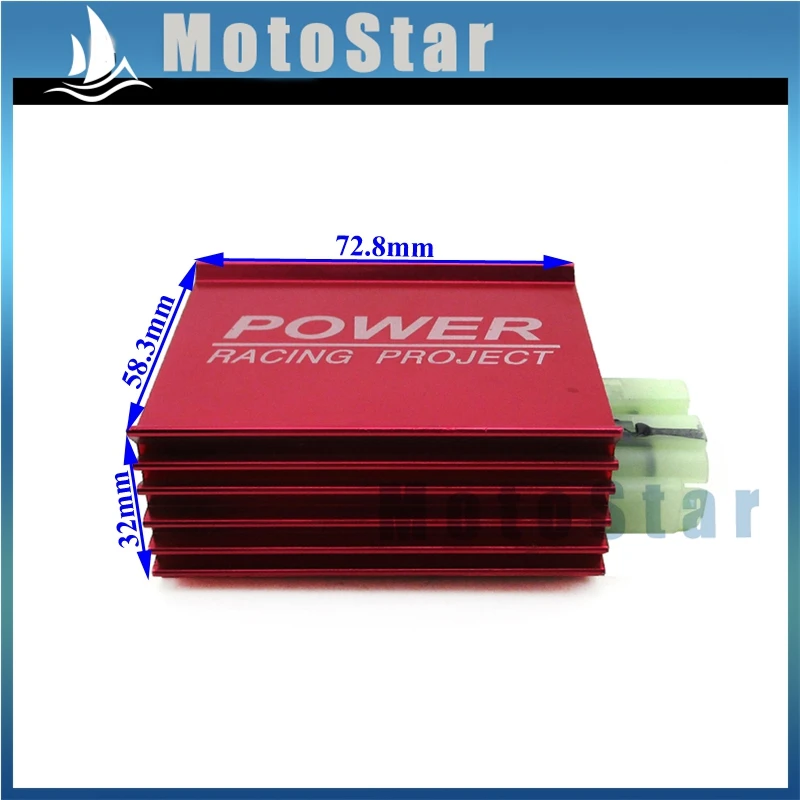 Коробка зажигания переменного тока с 2 штекерами 6 контактов для GY6 50cc 125cc 150cc