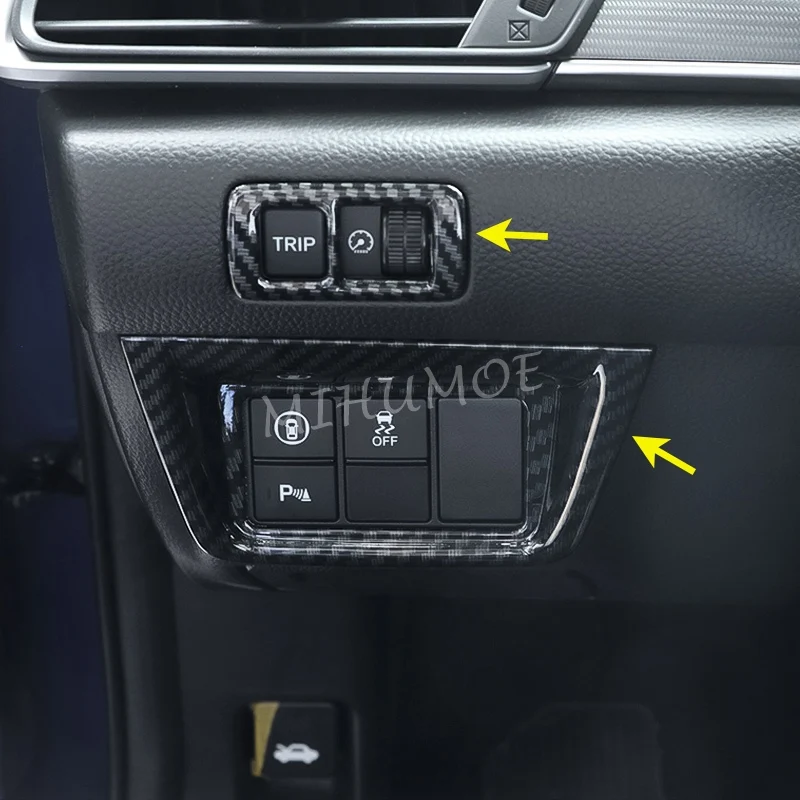 

For Honda Accord 10Gen 2018 2019 2020 Interior Dashboard Odometer Tire Pressure Switch Surrounds Cover Trims Decoration