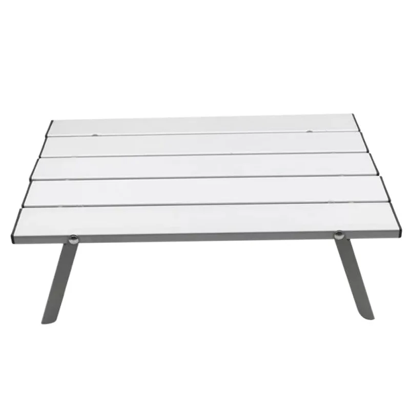 

Small Folding Table Outdoor Barbecue Camping Tent Household Bed Collapsible Computer Desk Aluminum Folding Table Open and Fold