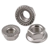 hex serrated flange nut unc 12 13 14 20 38 16 516 18 304 stainless steel hexagon serrated spinlock flange nut lock nuts