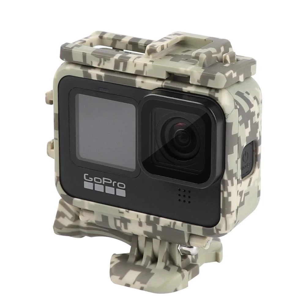 Камуфляж защитная рамка для Корпус чехол GoPro Hero 9 из черного пластика холодной