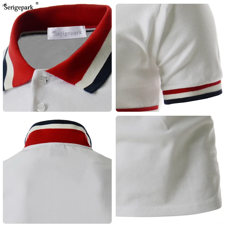 

Man top tees for high quality men's polo shirt golf cotton material polos in big.size European pattern luxury serige park eden