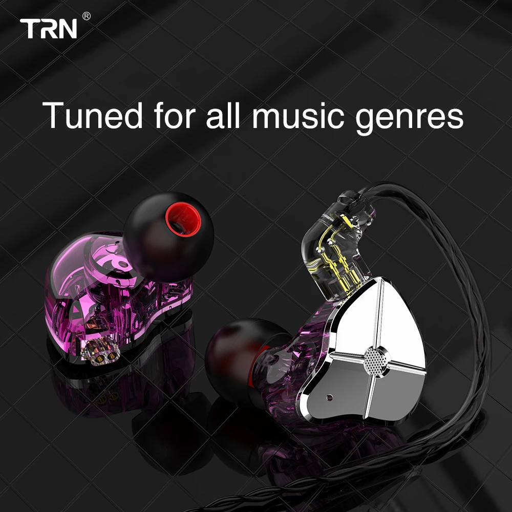 TRN ST1 1BA+ 1DD гибридные наушники в ухо DJ монитор Бег Спорт IEM HIFI металлическая гарнитура наушники KZZSN Pro CCACA4 NICEHCK DB3 Bro