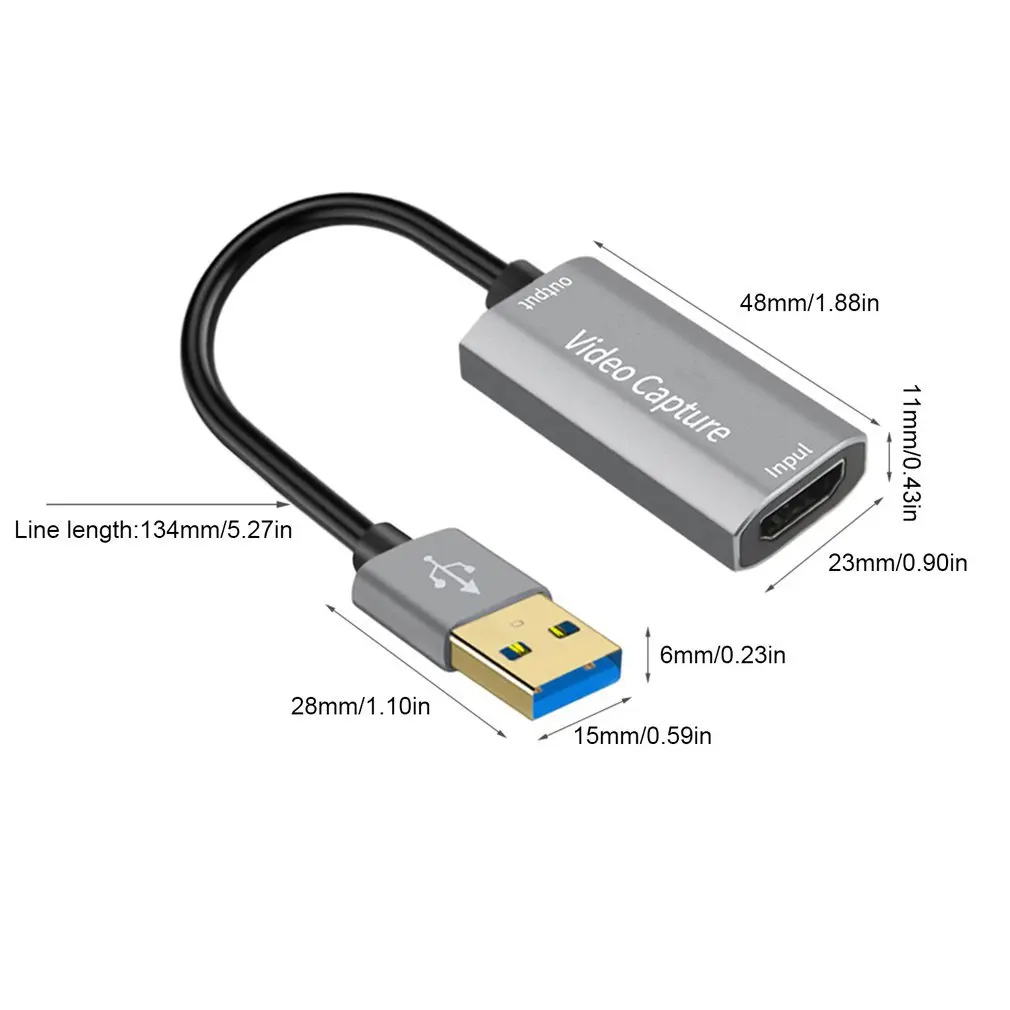 USB 3, 0 1080P 4K HDMI-     Macbook