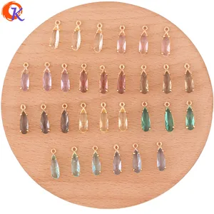 Сердечный Дизайн 50 шт. 5*14 мм ювелирные аксессуарыхрустальные подвескиручная работав форме каплиDIY Ювелирные изделияПодвескисерьги фурнитура