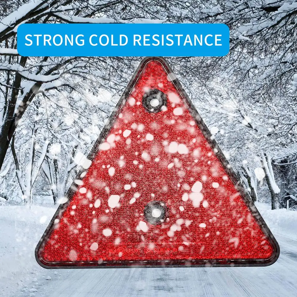 VODOOL IP67 автомобильные светоотражающие полосы треугольный Красный отражатель