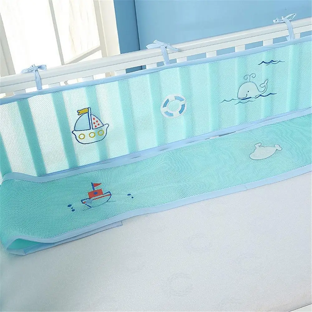 Kidlove/2 шт., детская дышащая защита на кровать с мультяшным принтом, защита на кровать, забор, товары для безопасности детей, уход за ребенком