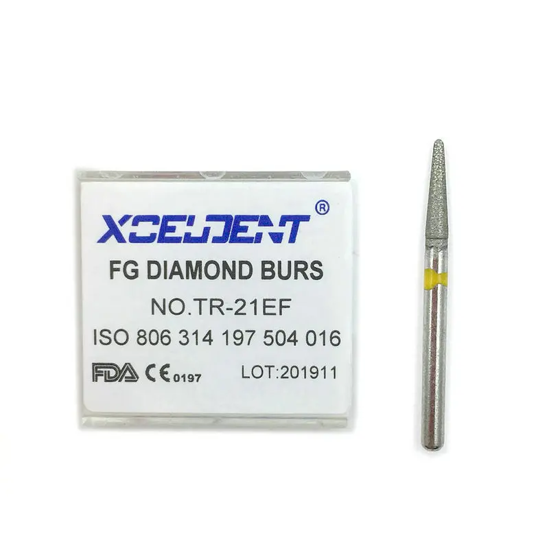 10 шт. стоматологических алмазных боров (сверла стоматологические боры Dia-боры для