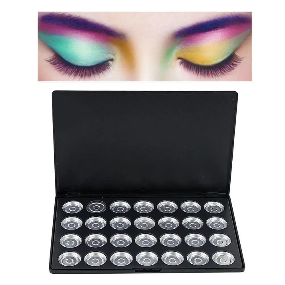 28 Mesh Empty Palette Plastic Case Portable Storage Tool For Eye Shadow Lip Gloss BB Cream Basic |