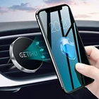 Магнитный автомобильный держатель для телефона GETIHU, крепление на вентиляционное отверстие, подставка для мобильного телефона, магнитная металлическая пластина, подставка для смартфона iPhone Samsung