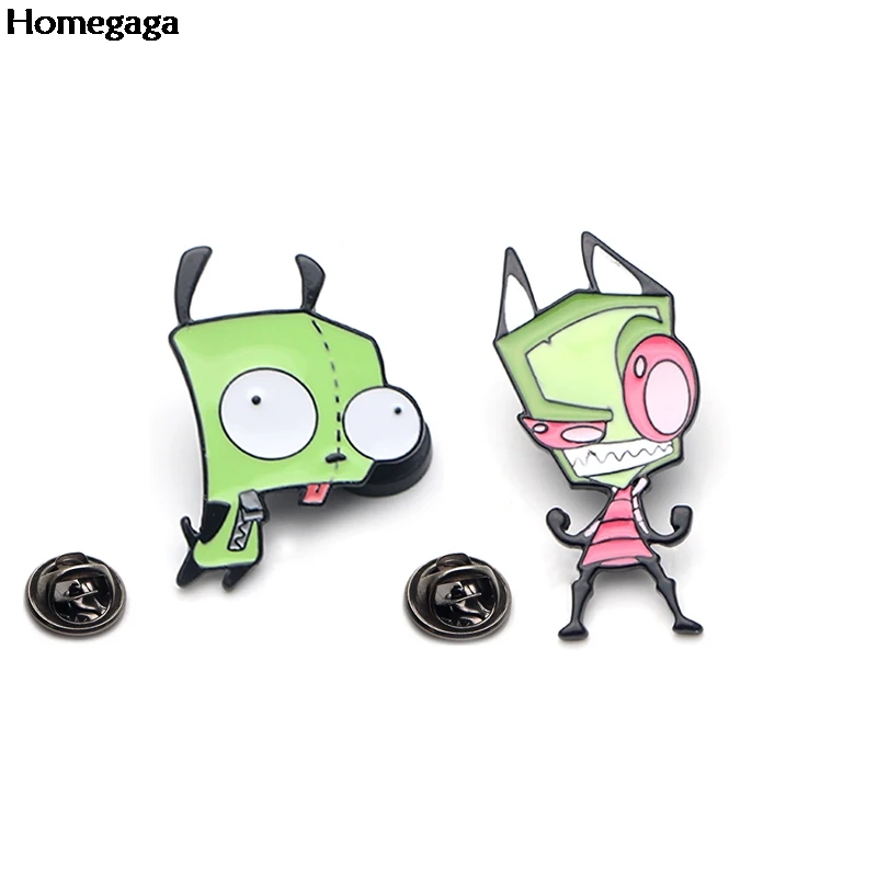 Homegaga Мультяшные цинковые булавки для рюкзака медаль на одежду сумок рубашек шляп