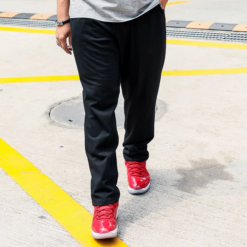 7XL 8XL мужские тонкие повседневные хлопковые брюки с карманами больших размеров