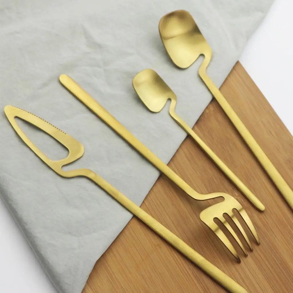 

Stainless Steel 7 Pieces Knife Fork Spoon Straw Brush Portable Set Drawstring Bag Tableware Cutlery Home Travel Kitchen Supplies