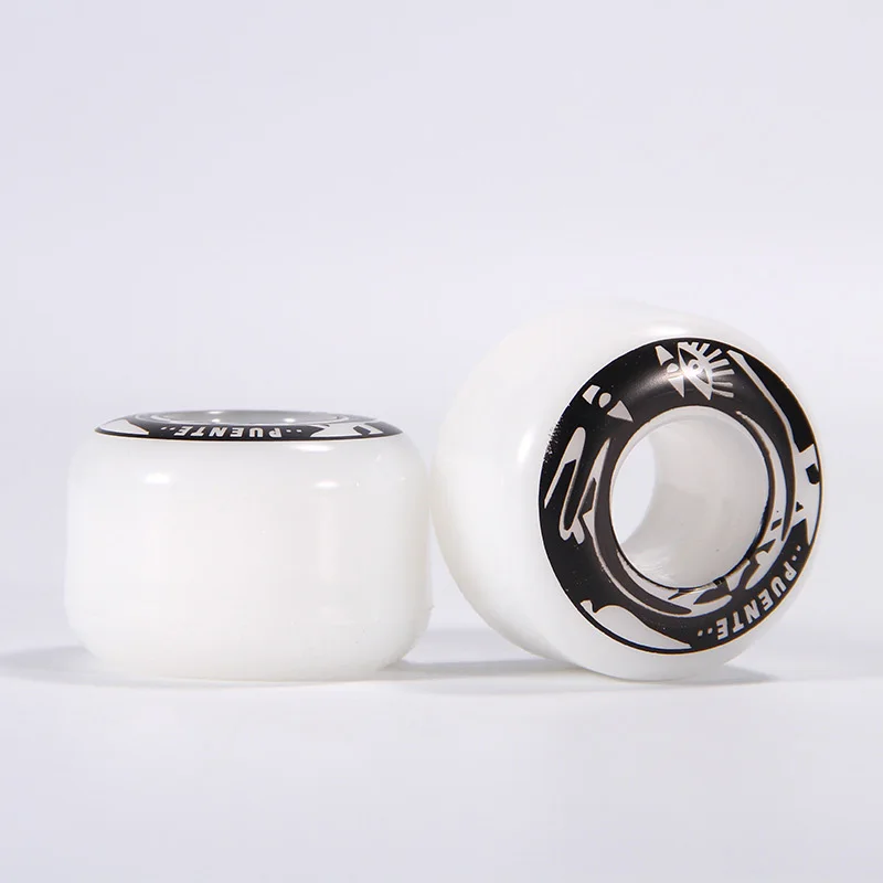 PUENTE 4Pcs Skateboard Wheels Durable PU Skate Longboard Cruiser for Ollie Punk and Jumping | Спорт и развлечения