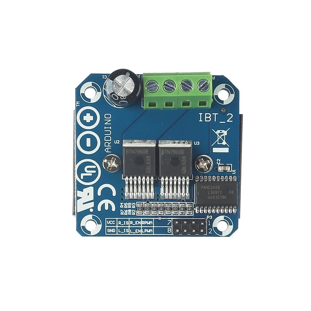 Двойной модуль драйвера шагового двигателя BTS7960 BTS7960B DC 43A PWM H-образный мост для