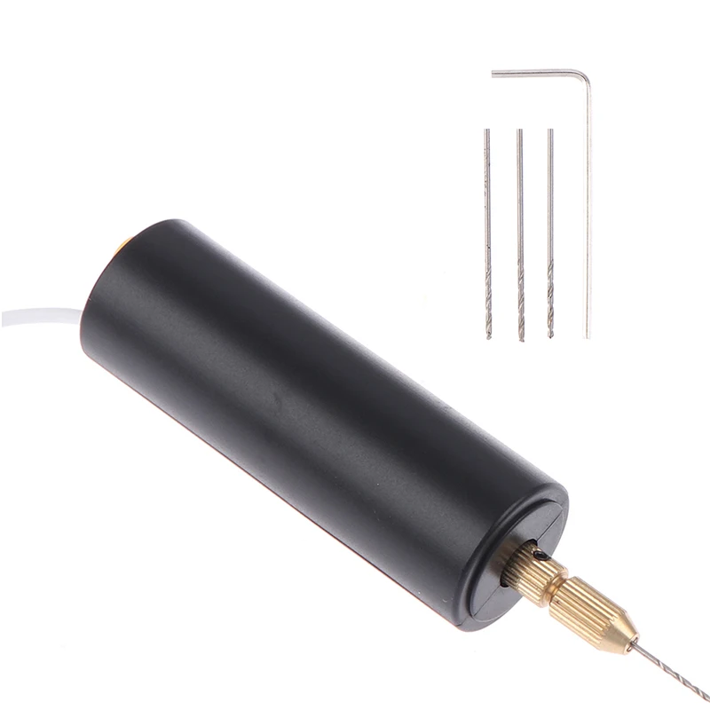 Drill Tools Mini Electric Drill Handheld For Pearl Epoxy Resin Jewelry Making DIY Wood Craft Tools With 5V USB Data Cable