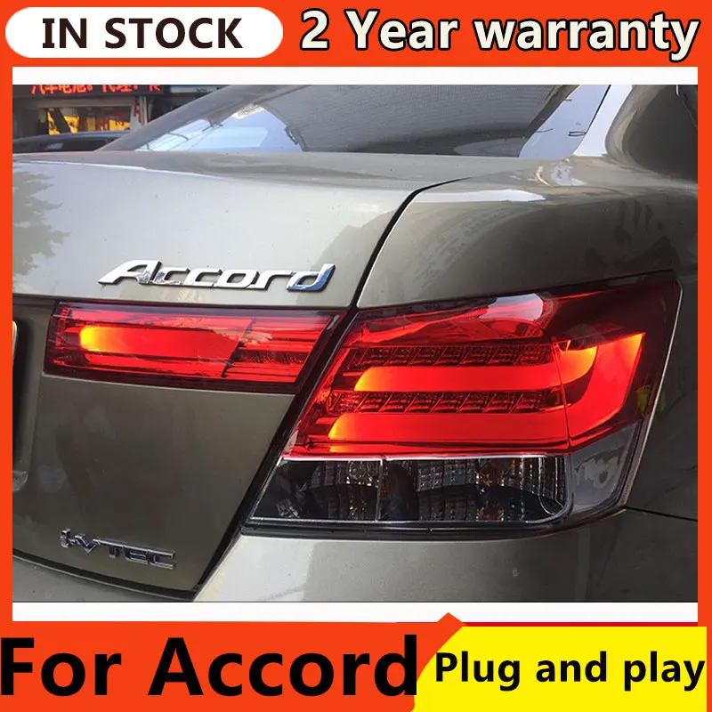 

Car Styling for Accord Tail Lights 2008-2012 Accord LED Tail Lamp LED Rear Lamp DRL Signal Brake Reverse auto Accessories