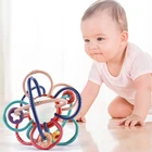 Развивающие игрушки для малышей, детские игрушки для детей 0-12 месяцев, погремушки для кроватки, прорезыватели для новорожденных, Детские шарики для рук, развивающие игрушки для младенцев
