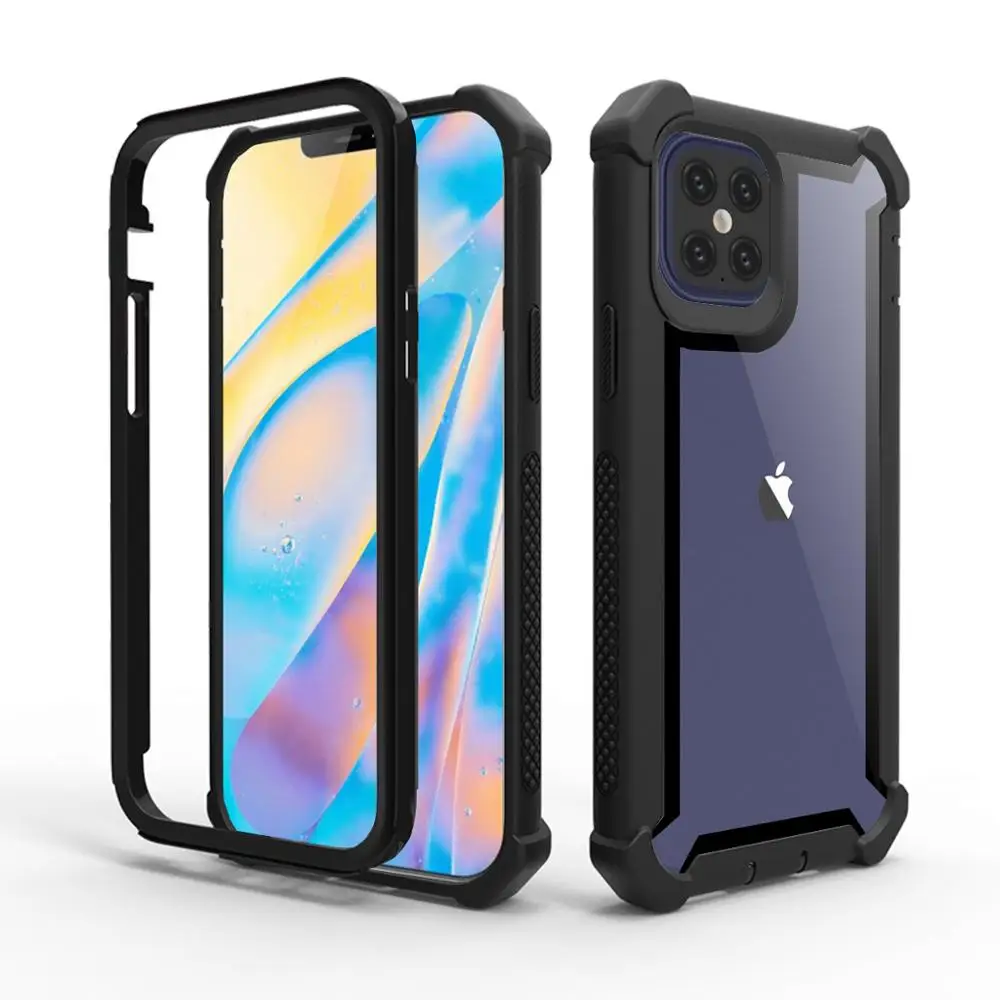 

Heavy Duty Protection Urban Doom Armor PC+TPU Case for iPhone 12 11 Pro Max XR XS Max 8 7 6 6s Plus Transparent Shockproof Cover