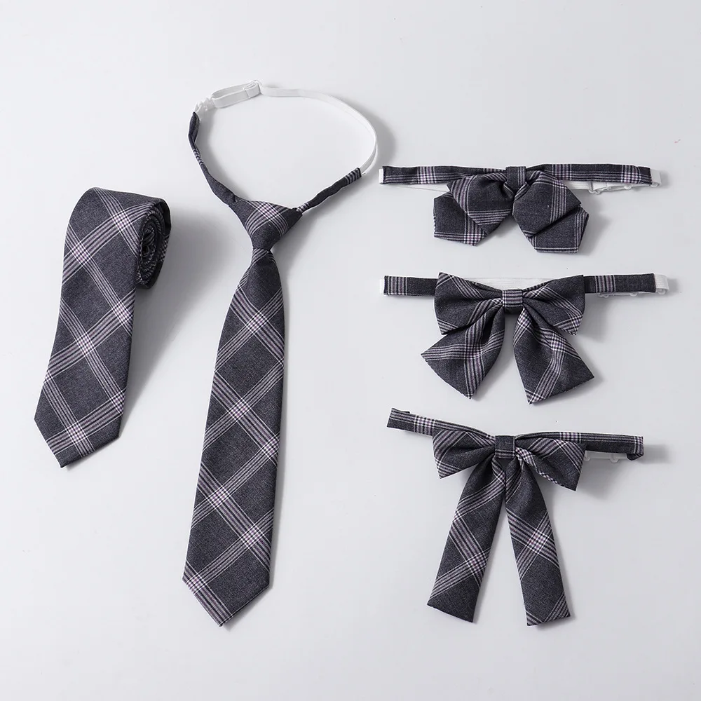 

2021 Purple JK Uniform Bow Tie Cute Japanese/korean School Uniform Accessorie Bow-knot Tie Design Knot Cravat Necktie Adjustable