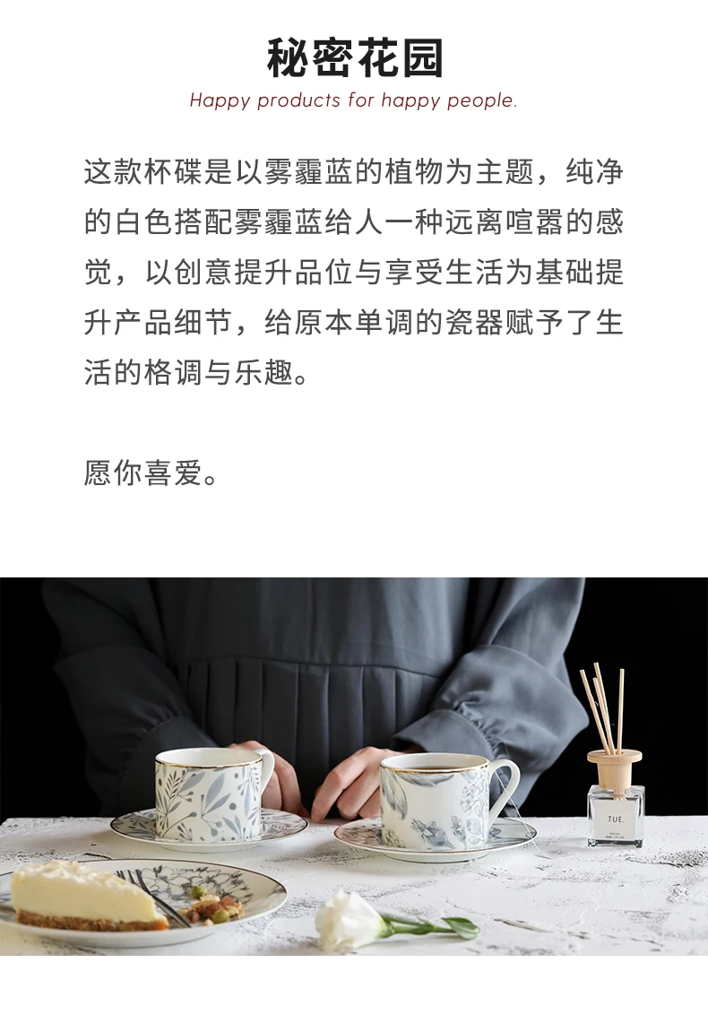 

Hand Painted Coffee Cup Modern Ceramic Luxury Creative Europe Coffee Cup and Saucer Simplicity Taza Cafe Kitchen Supplies DL60BD