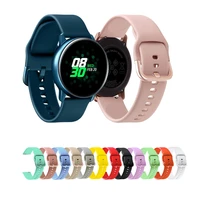 18mm 20mm 22mm silicone band for samsung galaxy watch active 2 active 3 gear s2 watchband bracelet strap for huami amazfit bip