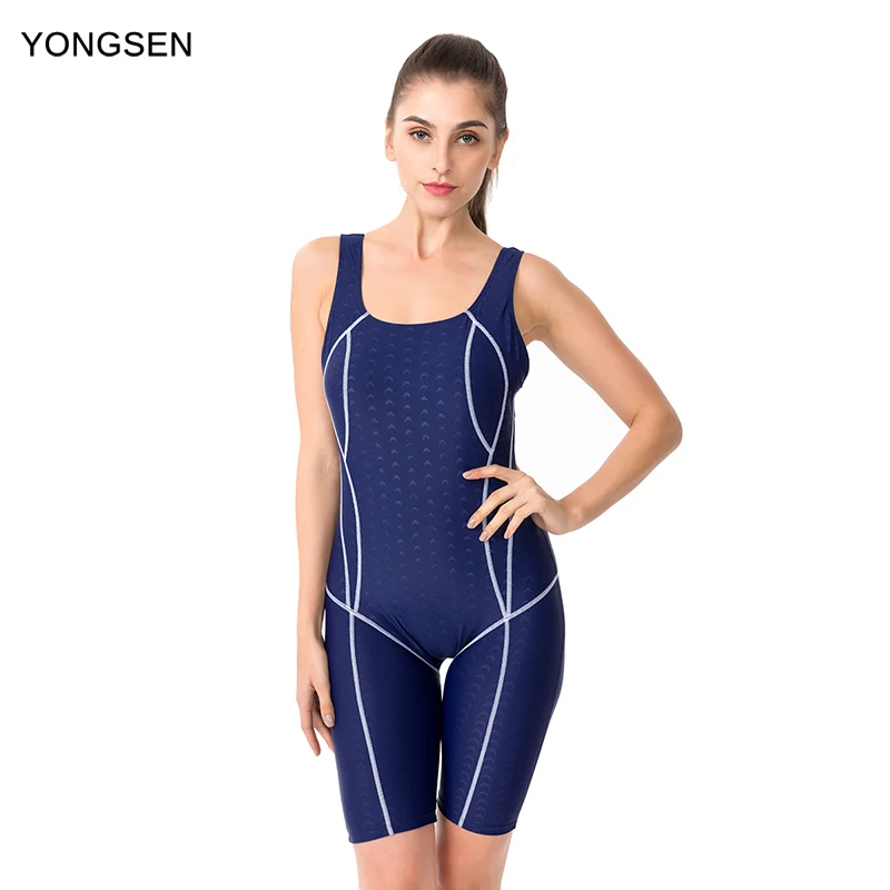 

YONGSEN новые женские спортивные цельные штаны, костюм для серфинга с открытой спиной, профессиональный купальник, пляжная одежда, пятые штаны